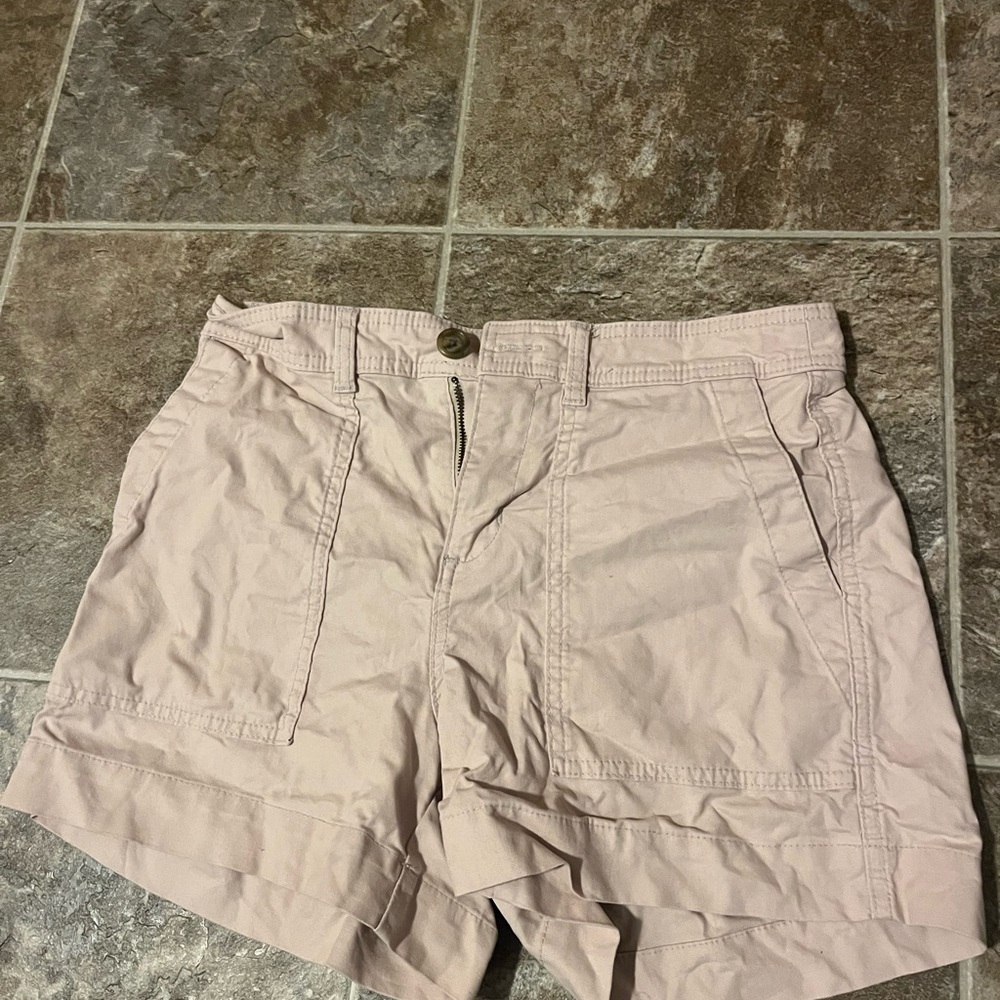 a new day Women's Beige Cargo Shorts